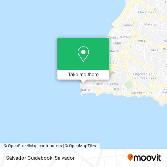 Mapa Salvador Guidebook