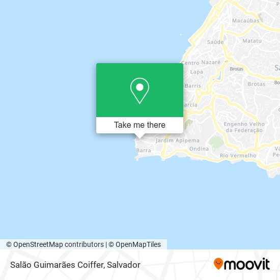 Salão Guimarães Coiffer map