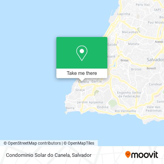 Mapa Condominio Solar do Canela