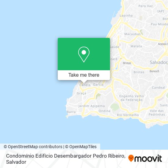 Mapa Condomínio Edifício Desembargador Pedro Ribeiro