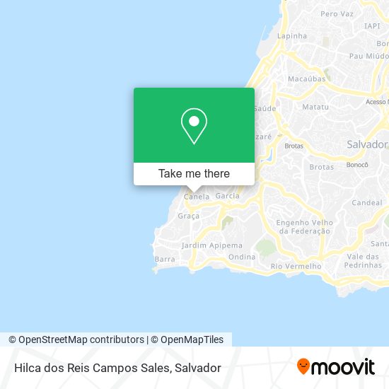 Mapa Hilca dos Reis Campos Sales