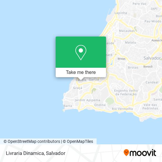 Mapa Livraria Dinamica