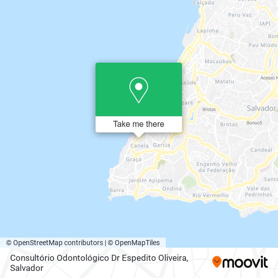 Mapa Consultório Odontológico Dr Espedito Oliveira