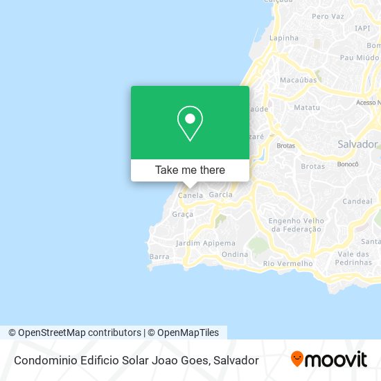 Mapa Condominio Edificio Solar Joao Goes