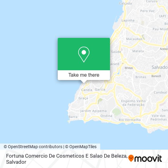 Fortuna Comercio De Cosmeticos E Salao De Beleza map