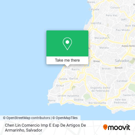 Mapa Chen Lin Comercio Imp E Exp De Artigos De Armarinho