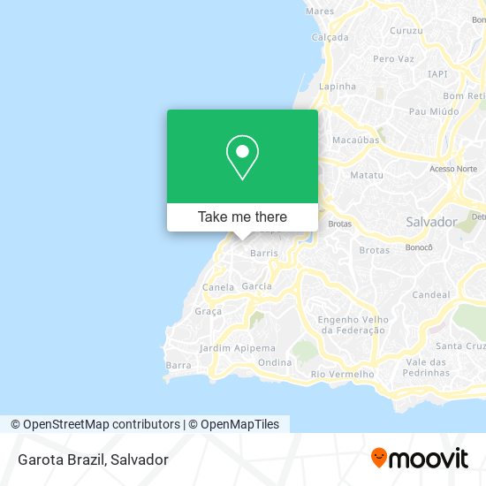 Mapa Garota Brazil