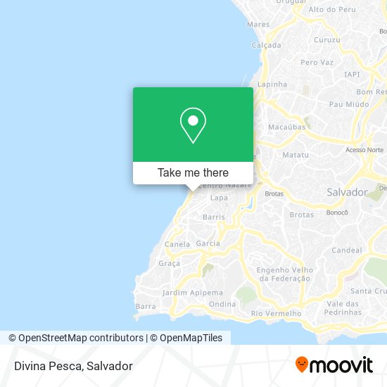 Divina Pesca map