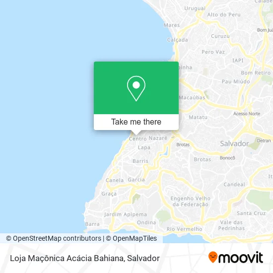 Loja Maçônica Acácia Bahiana map