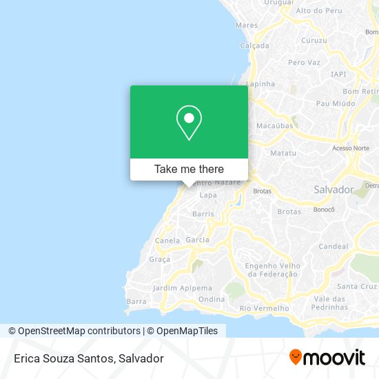 Erica Souza Santos map