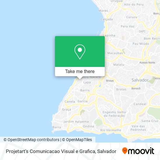 Projetart's Comunicacao Visual e Grafica map