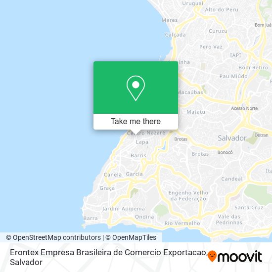 Erontex Empresa Brasileira de Comercio Exportacao map