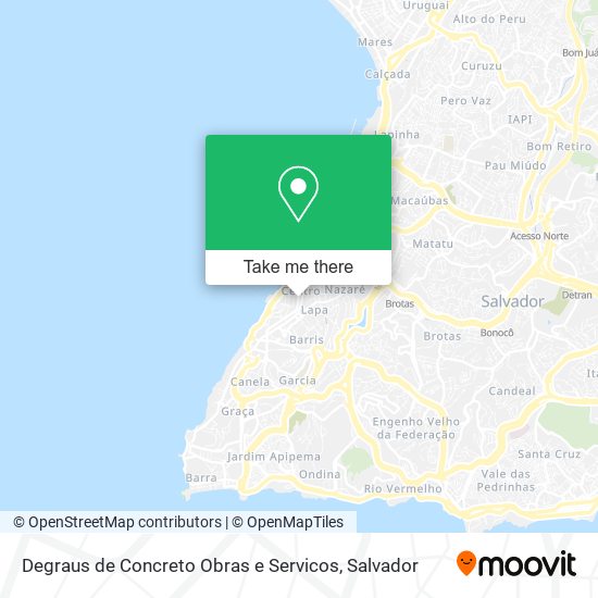 Degraus de Concreto Obras e Servicos map