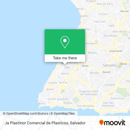 Mapa Ja Plastinor Comercial de Plasticos