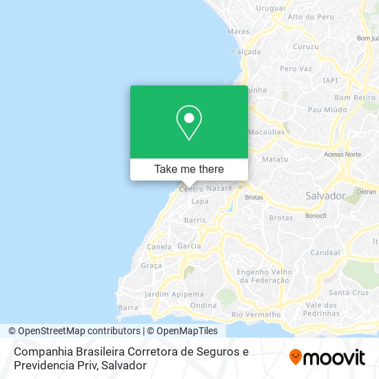 Companhia Brasileira Corretora de Seguros e Previdencia Priv map