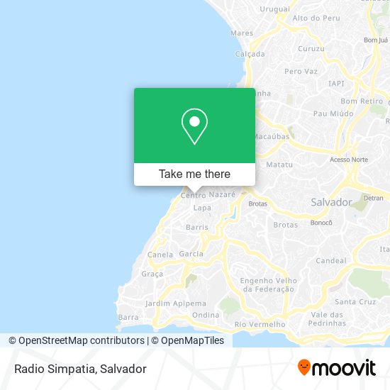 Radio Simpatia map