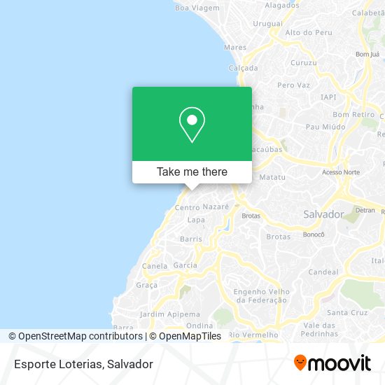 Esporte Loterias map