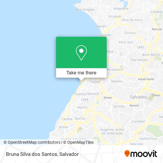 Bruna Silva dos Santos map