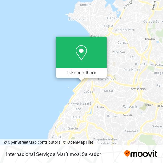 Internacional Serviços Marítimos map