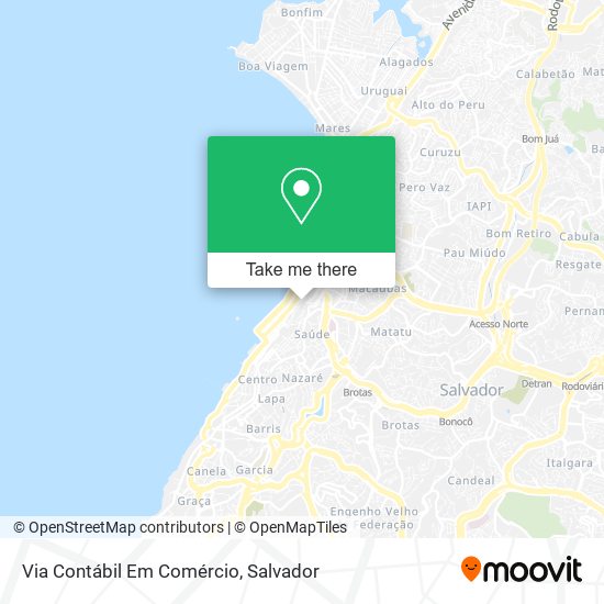 Via Contábil Em Comércio map