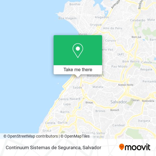 Mapa Continuum Sistemas de Seguranca