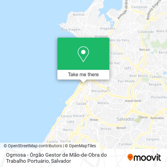 Ogmosa - Órgão Gestor de Mão-de-Obra do Trabalho Portuário map