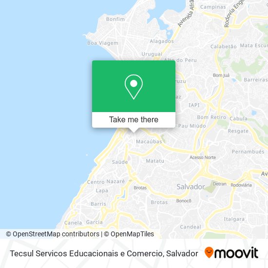 Tecsul Servicos Educacionais e Comercio map