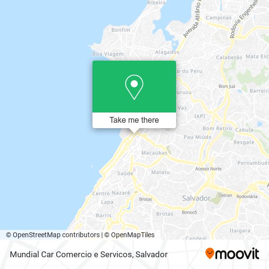 Mundial Car Comercio e Servicos map