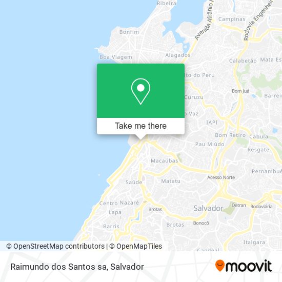 Raimundo dos Santos sa map