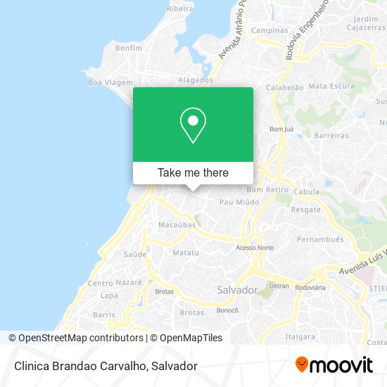 Mapa Clinica Brandao Carvalho