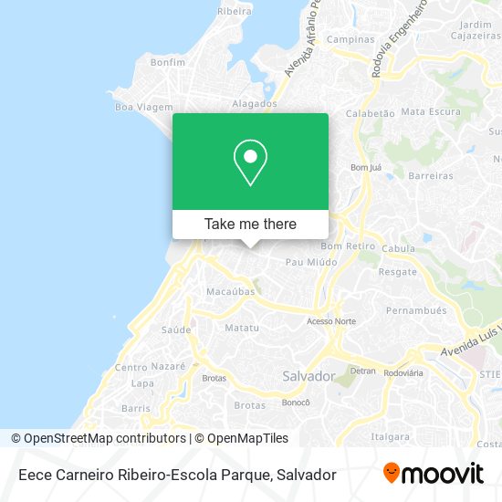 Mapa Eece Carneiro Ribeiro-Escola Parque