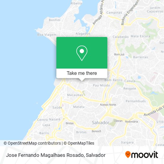 Jose Fernando Magalhaes Rosado map