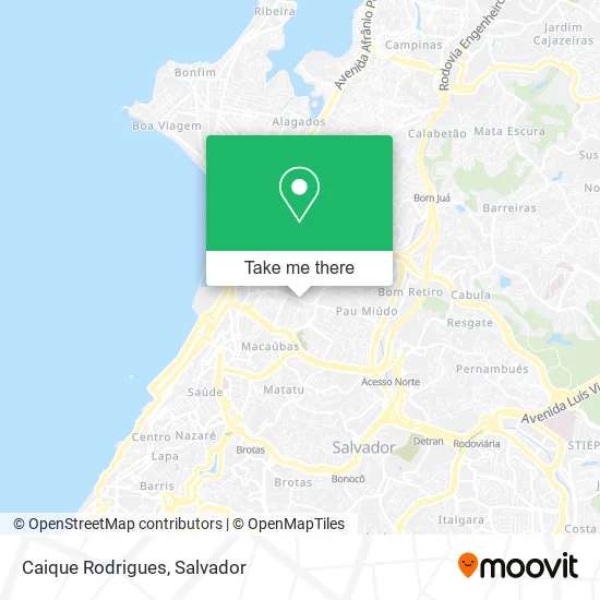 Caique Rodrigues map