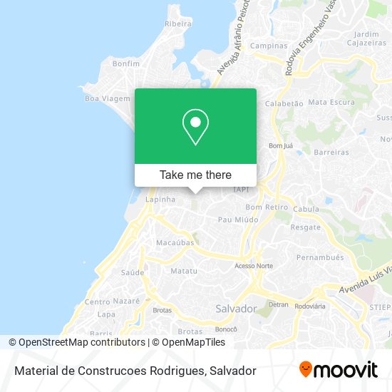 Material de Construcoes Rodrigues map