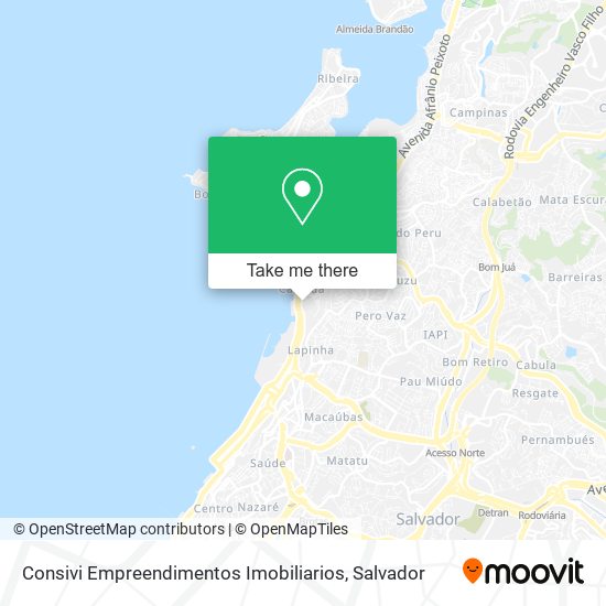 Mapa Consivi Empreendimentos Imobiliarios