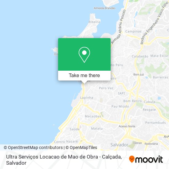 Ultra Serviços Locacao de Mao de Obra - Calçada map