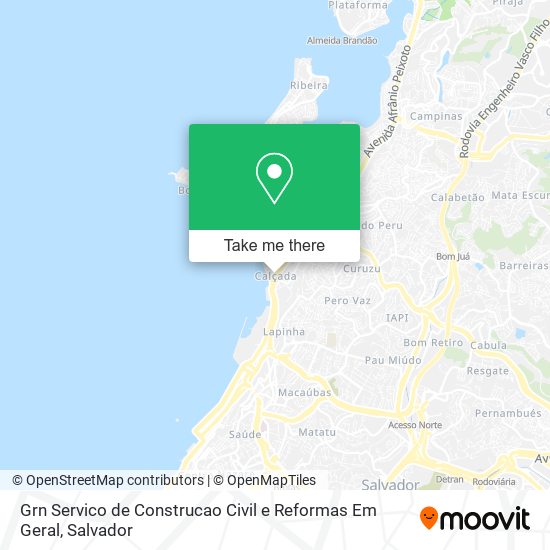 Mapa Grn Servico de Construcao Civil e Reformas Em Geral