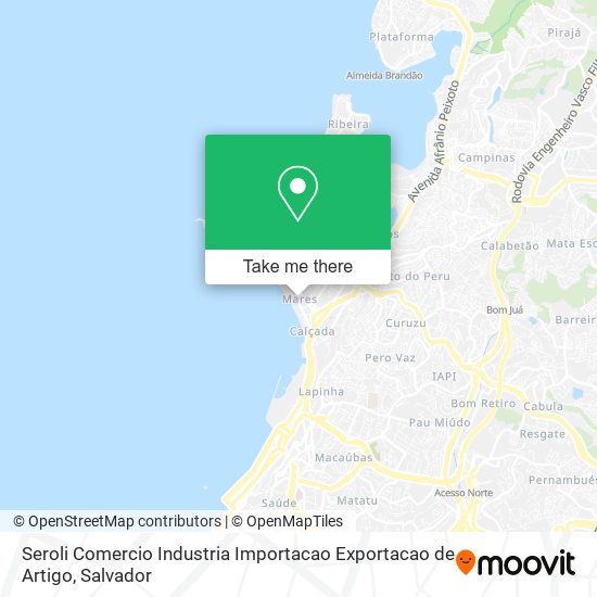 Mapa Seroli Comercio Industria Importacao Exportacao de Artigo