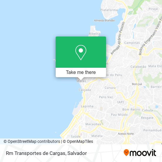 Rm Transportes de Cargas map