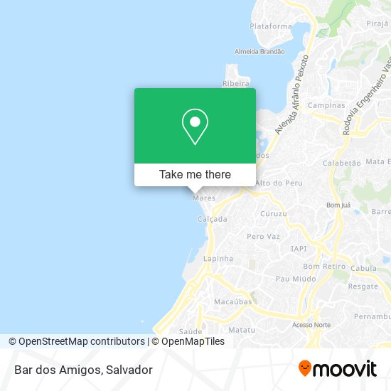 Bar dos Amigos map