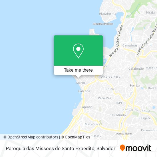 Mapa Paróquia das Missões de Santo Expedito