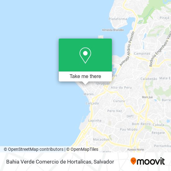 Bahia Verde Comercio de Hortalicas map