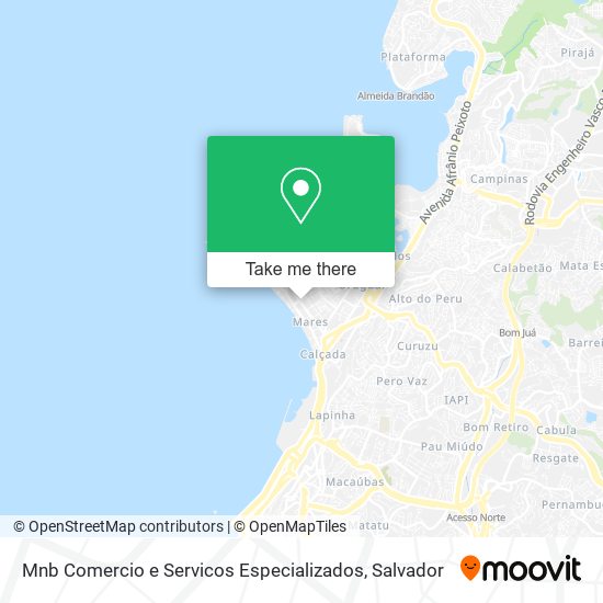 Mnb Comercio e Servicos Especializados map