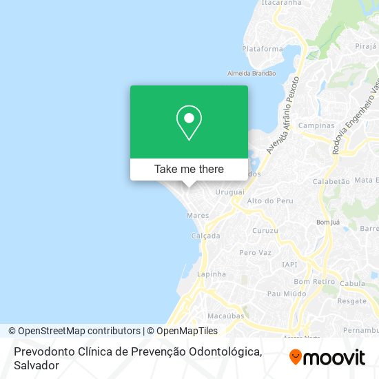 Prevodonto Clínica de Prevenção Odontológica map