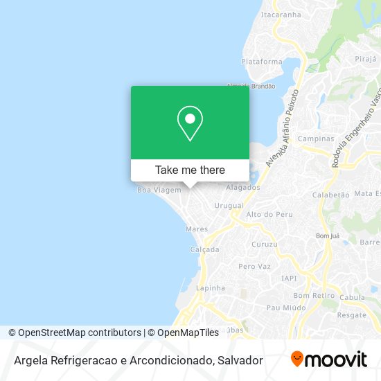 Argela Refrigeracao e Arcondicionado map