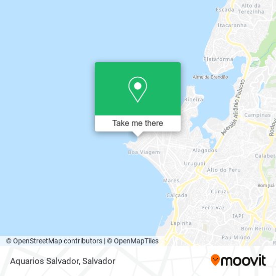 Mapa Aquarios Salvador