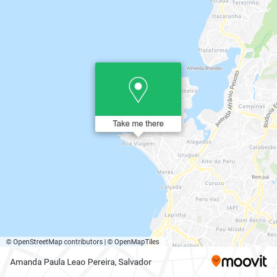 Amanda Paula Leao Pereira map