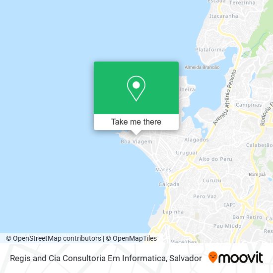 Regis and Cia Consultoria Em Informatica map