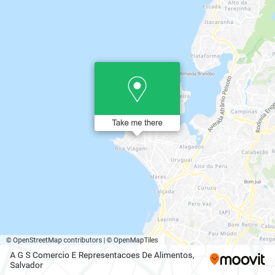 A G S Comercio E Representacoes De Alimentos map