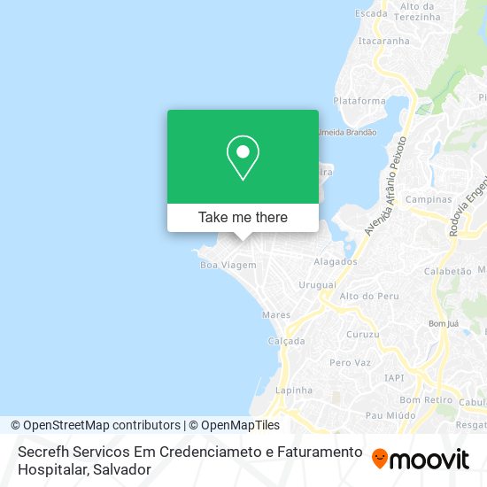 Secrefh Servicos Em Credenciameto e Faturamento Hospitalar map